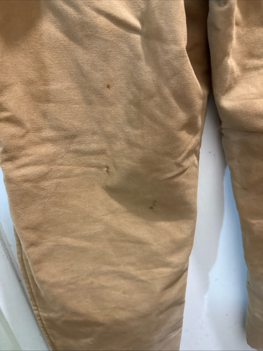 liberty Brown Workwear Bib Overalls with Front Patch Pocket quilted reinforced - Picture 13 of 14